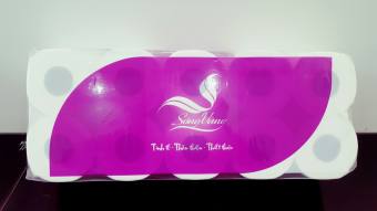 Giấy vệ sinh 10 cuộn 3 lớp Sóng Vàng có lõi