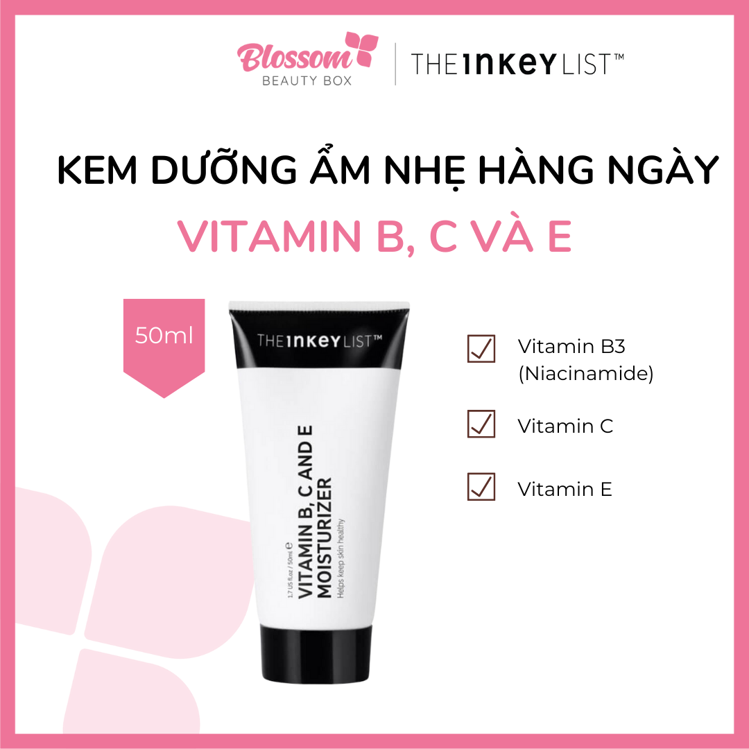 Kem Dưỡng Ẩm Vitamin B, C Và E - THE INKEY LIST