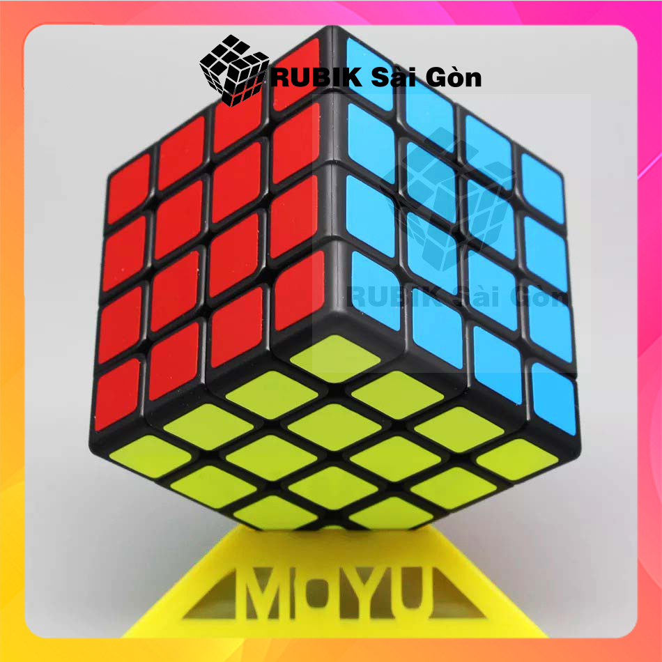 Rubik Biến Thể Viền Đen 4x4 Moyu Meilong, Rubic Đẹp Mắt, Xoay Mượt, Ru Bíc 4x4x4 Lập Phương Giá Rẻ