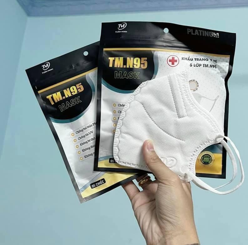 Hộp 10c khẩu trang 6d tuấn minh mask chính hãng
