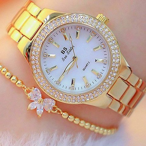 Đồng hồ nữ BS Beesister đính đá xoàn cao cấp dây thép - giá rẻ-dong ho nu -đồng hồ nữ giá rẻ -đồng hồ nữ chống nước -đồng hồ nữ chính hãng- đồng hồ nữ - đồng hồ đôi nam nữ- đồng hồ thông minh
