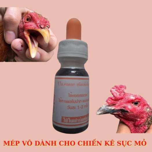 VO - Điều trị gà đá bị kén mép , rách mép , gà soi bội(1 lọ / 15ml)