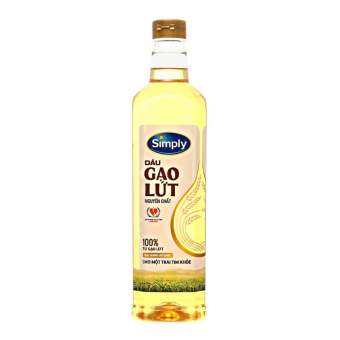 Dầu gạo lứt nguyên chất Simply 1L