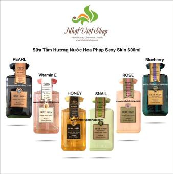 Sữa Tắm Hương Nước Hoa Pháp Sexy Skin 600ml