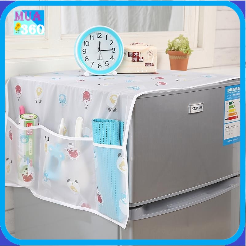 Tấm phủ tủ lạnh có túi đựng