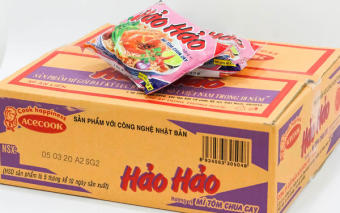 Thùng mì HẢO HẢO tôm chua cay 30 gói