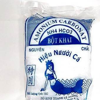Bột Khai Người Cá 1kg/ Bột Khai Thực Phẩm Nàng Tiên Cá/ Amoni Bicarbonat (INS 503 Li)