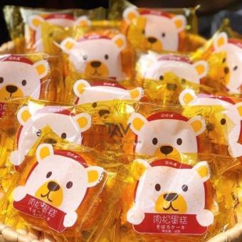 Combo 1000g Bánh bông lan thịt ruốc / Bánh ruốc gấu /Bánh bông lan chà bông