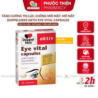 Viên uống bổ mắt, sáng mắt Đức EYE VITAL Capsules 30 Viên Lutein bổ mắt cho bé trên 10 tuổi, người lớn