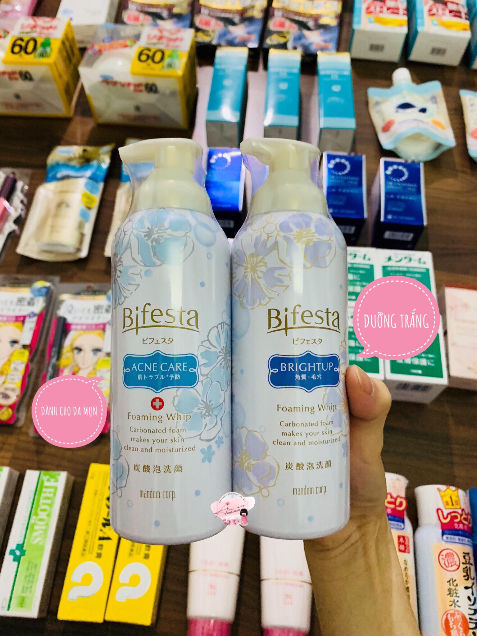 Sữa rửa mặt Bifesta Foaming whip Nhật bản