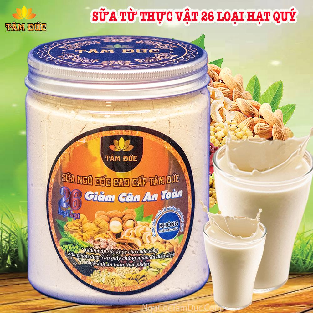 Bột Ngũ Cốc Giảm Cân An Toàn Tâm Đức 26 Loại Hạt (Hộp 500g)