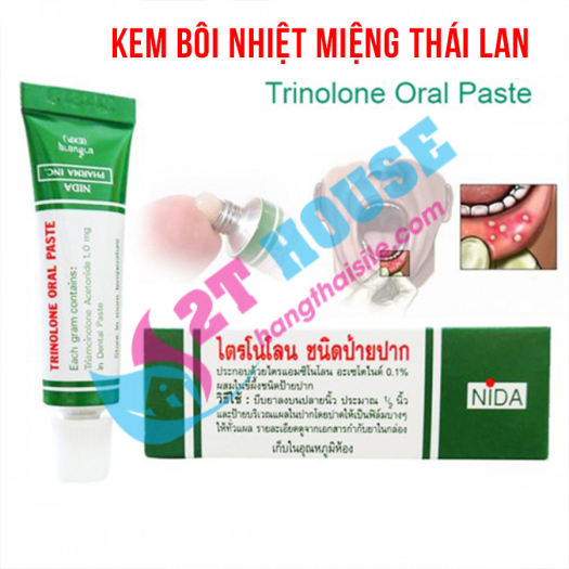 Kem Bôi Nhiệt Miệng Trinolone Oral Paste Thái Lan