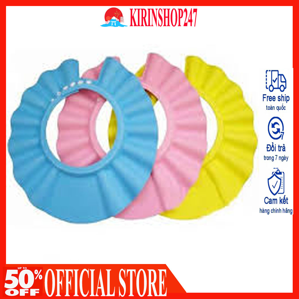 Mũ gội đầu cao cấp cho bé