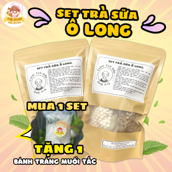 Set Nấu Trà Sữa Ô Long Đặc Biệt Hương Vị Phúc Long Tại Nhà – TIỆM TRÀ SỮA ÔNG GIÀ (8 – 12 Ly)