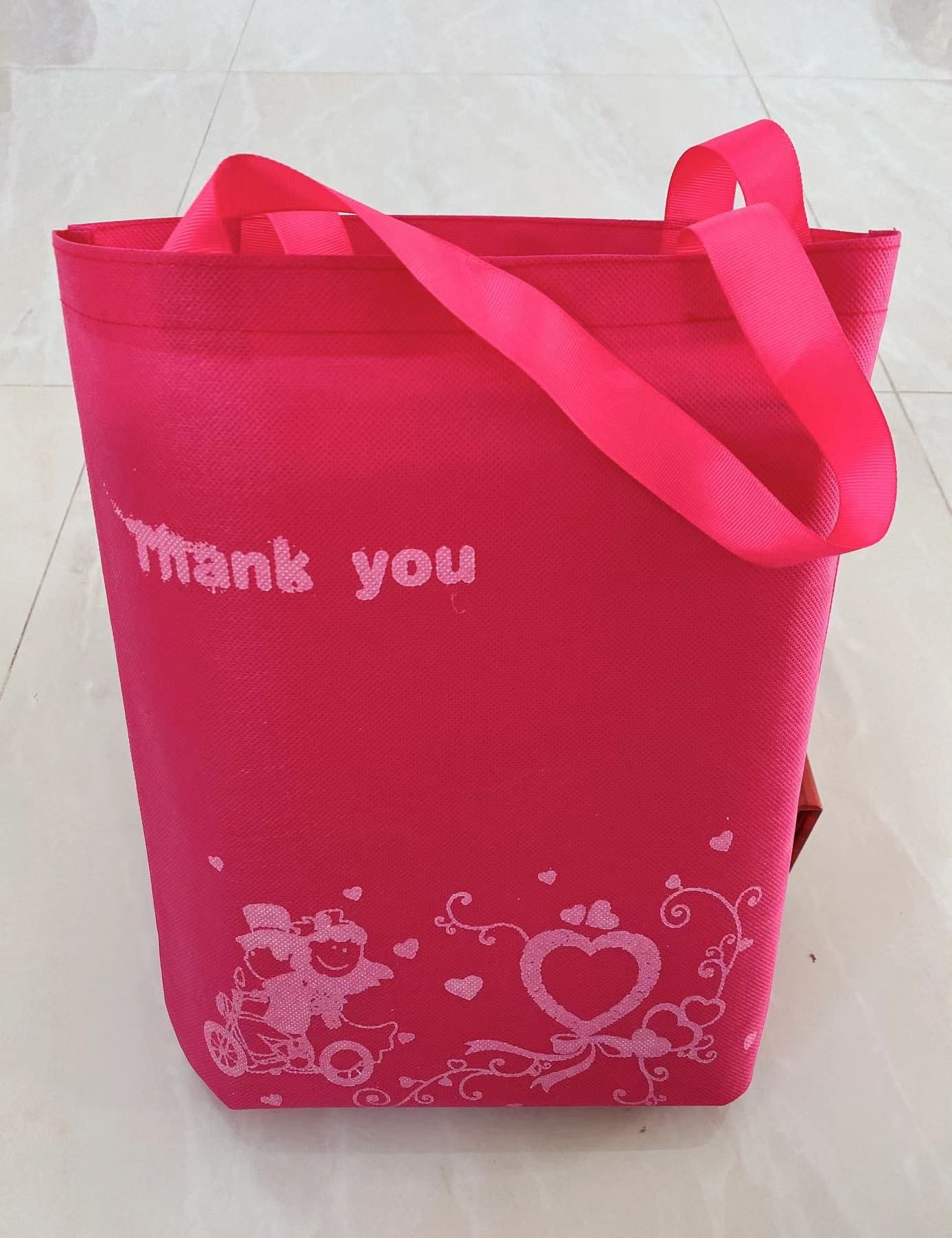 ถุงผ้าสปันบอล 30*33ซม. มีหลายสี