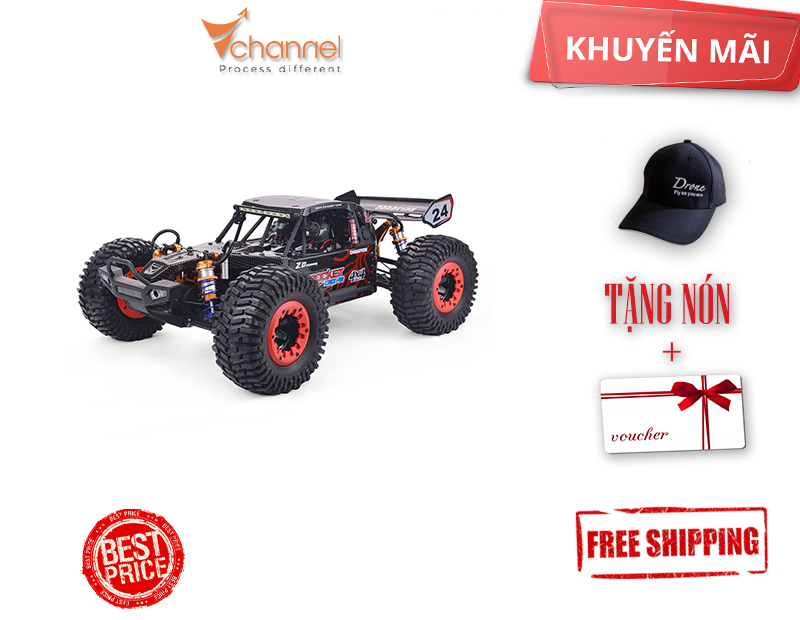 Xe đua zd dbx-10 1/10 4wd 80km/h 2.4g động cơ không chổi than cao cấp, giá luôn tốt nhất