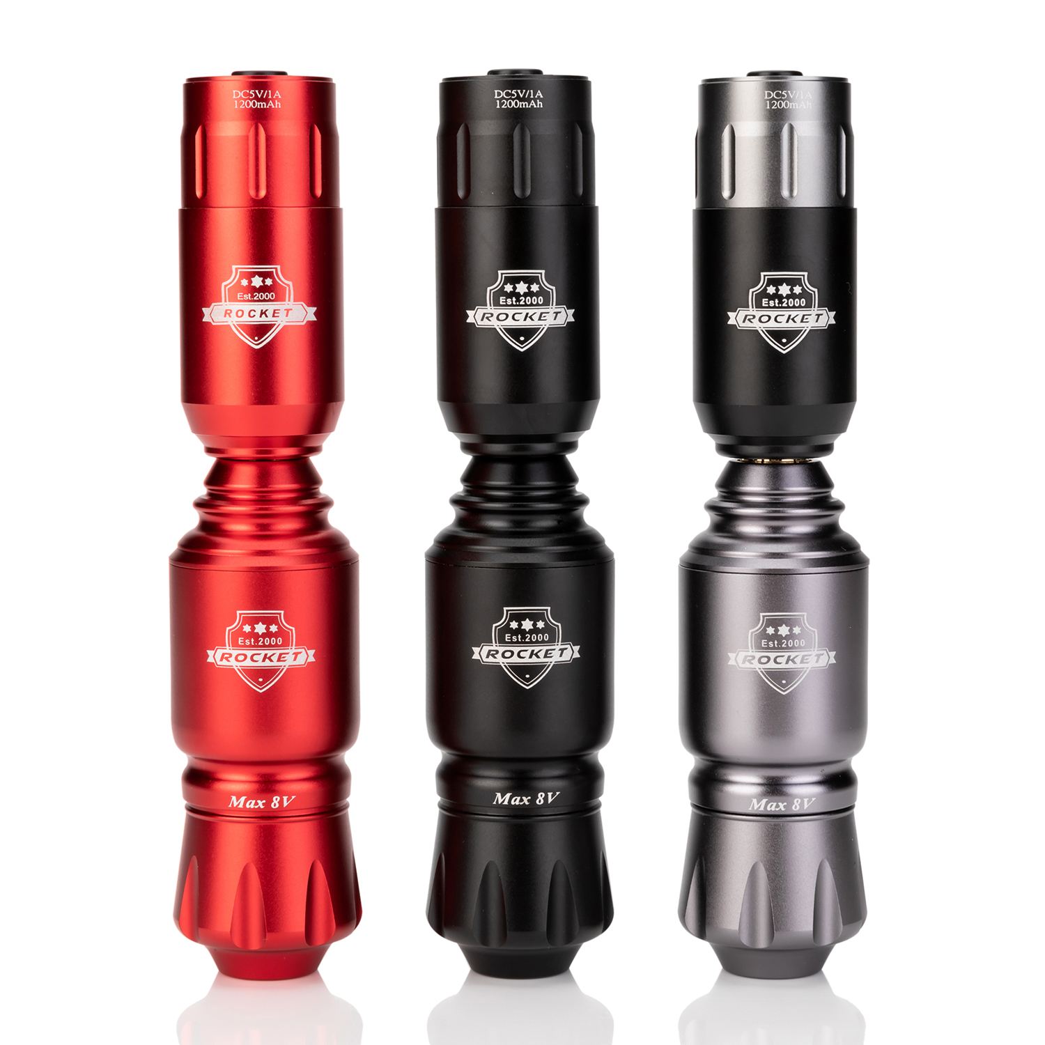Bộ máy xăm rocket mini bộ nguồn xăm không dây động cơ nhật bản bộ bút xăm xoay giao diện rca