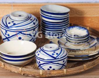 Bộ Chén Kiểu Xưa-BC004