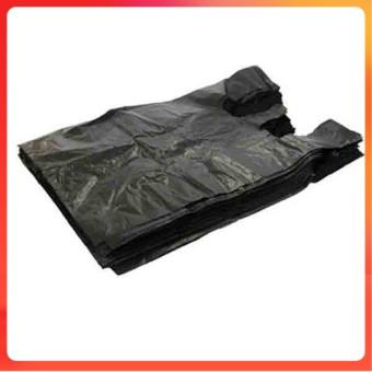 Túi Nilon Đen Bóng Dẻo Dai Có Quai Sách (Size 30 Đựng 5Kg) 1kg