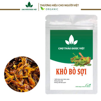 Khô bò xé sợi mềm, cay 100g (Khô bò sợi tẩm gia vị, đồ ăn vặt thơm ngon) - Chợ Thảo Dược Việt