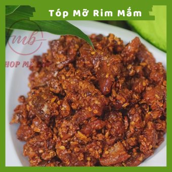 Tóp Mỡ Rim Mắm Ớt 200g -  Tóp Mỡ Da Giòn - Bách Hoá Nhà bắp