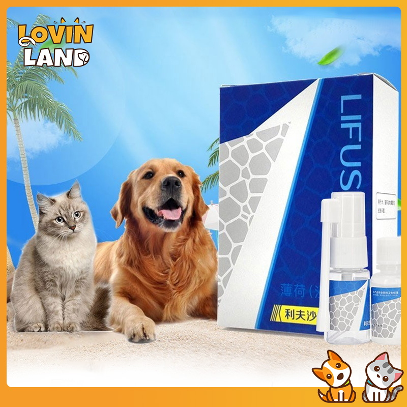 Lovinland Thuốc Thú Cưng Lifushaxi Thuốc Xịt Nhiễm Nấm Bôi Ngoài Da Cho Chó Mèo Bệnh Giun Đũa Cho Chó Mèo