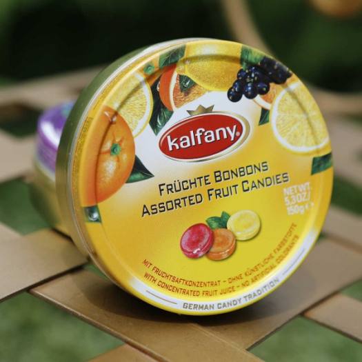 Kẹo Ngậm Trái Cây Kalfany Nhiều Vị - Nhập Khẩu Từ Đức hộp 150gram