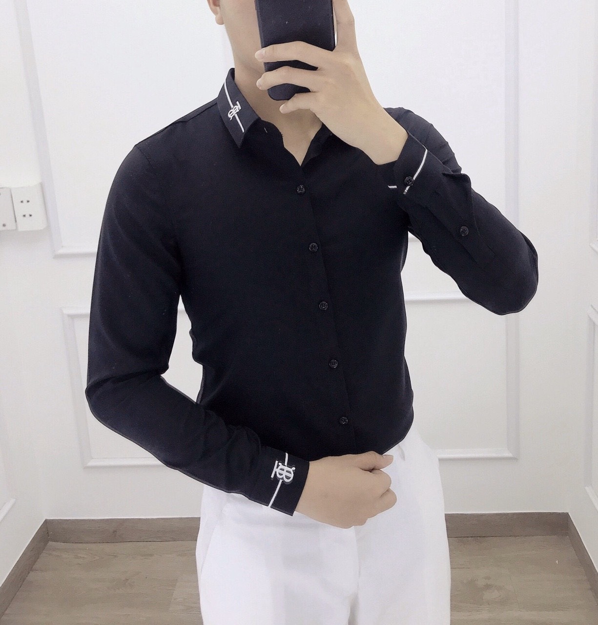 Sơ Mi Nam Cao Cấp Họa TIết Thêu Sắc Nét Chuẩn Hàng Shop [𝐇𝐚̀𝐧𝐠 𝐋𝐨𝐚̣𝐢 𝟏]