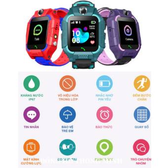 Đồng hồ trẻ em z66  lắp sim nghe gọi định vị màn hình cảm ứng chống nước hỗ trợ đèn pin