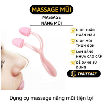 Dụng Cụ Massage Nâng Mũi - Dụng cụ kẹp nâng mũi - Kẹp nâng mũi Hàn Quốc - Cây lăn massage thon gọn cánh mũi tại nhà