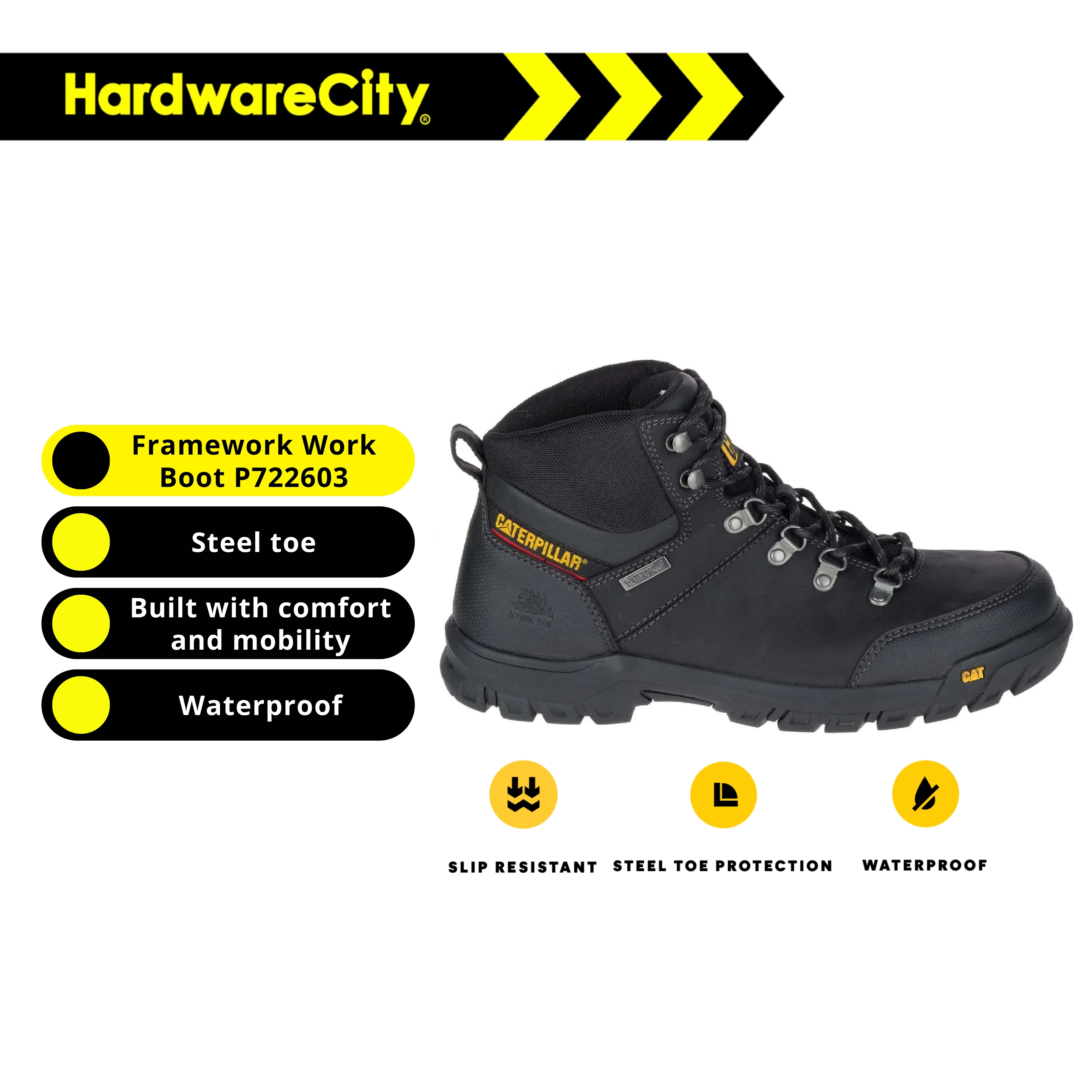 Cat framework safety on sale boots