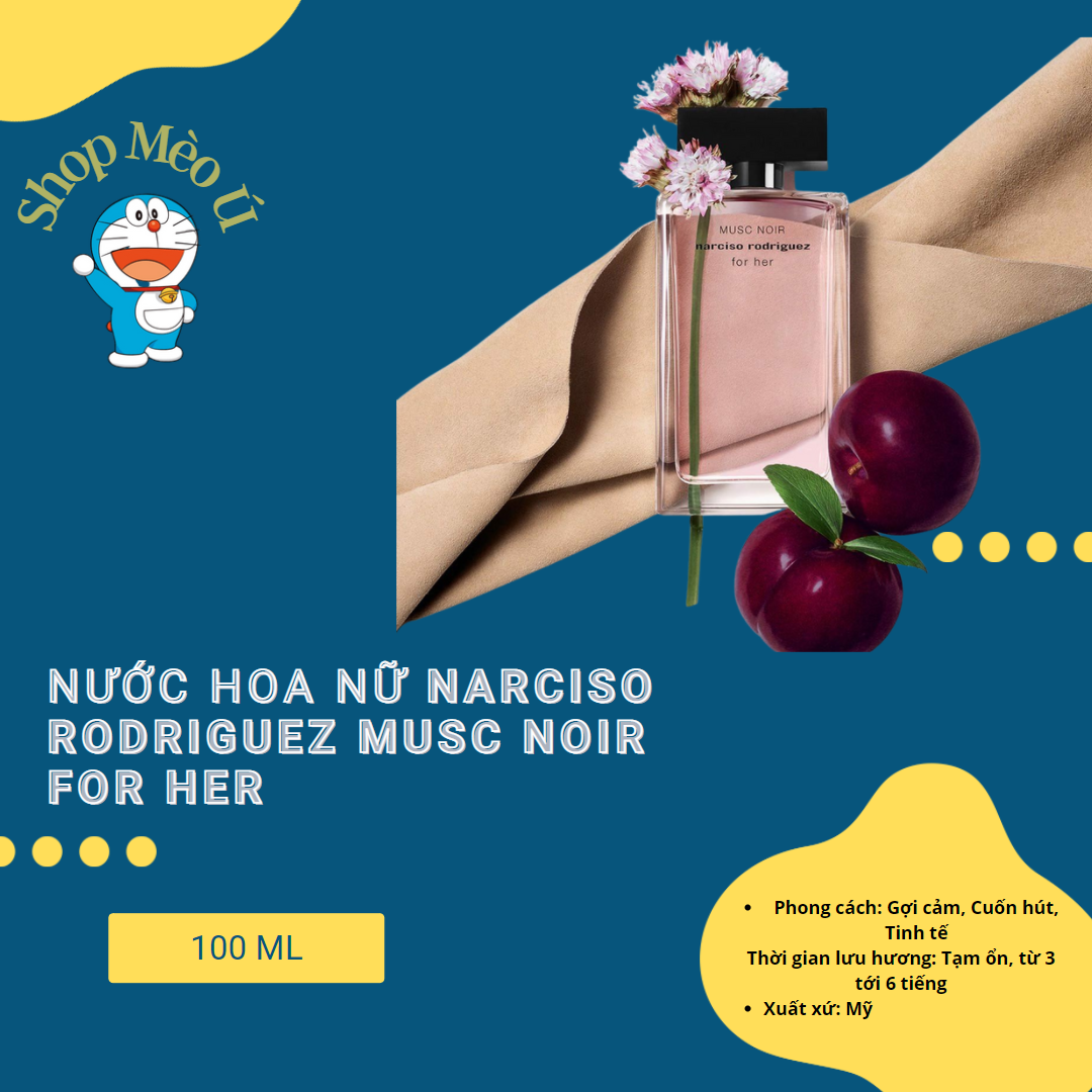 Nước hoa nữ narciso rodriguez musc noir for her edp 100ml