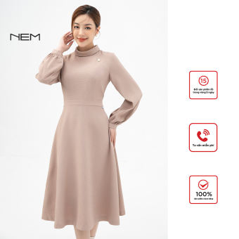 Đầm công sở NEM Fashion tay dài D41672
