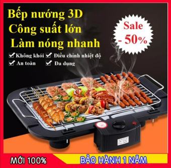 Bếp nướng điện không khói BBQ 2000W. Bảo hành 12 tháng lỗi 1 đổi 1 trong vòng 7 ngày.