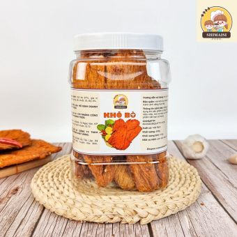 Khô Bò Miếng Củ Chi Cay Thơm Ngon - Hàng Tại Lò Sản Xuất