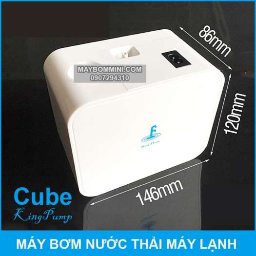 Máy Bơm Nước Thải Máy Lạnh Điều Hoà 220V 3W 10M Cube Kingpump Cao Cấp