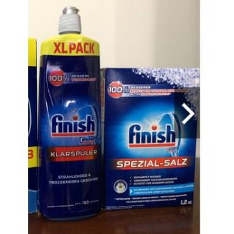 Nước làm bóng Finish 750ml + Tặng que thử nước cứng