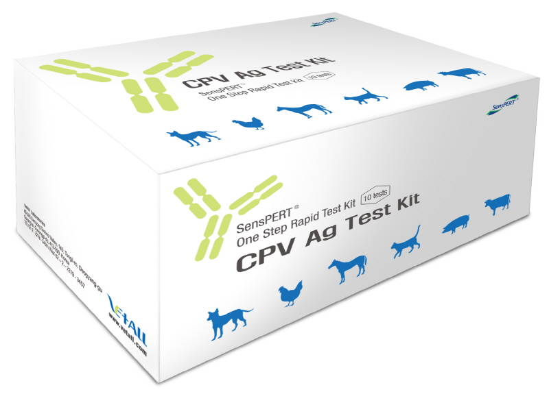 Test Nhanh Parvo Trên Chó - SensPERT Canine Parvovirus Ag Test Kit in Korea