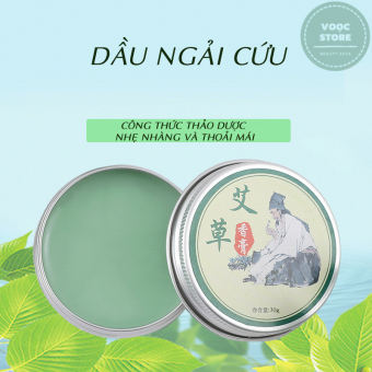 Dầu Cù Là Tinh Dầu Ngải Cứu Bôi Ngoài Da Không Gây Kích Ứng Hũ 30g