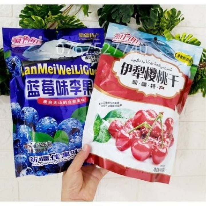 Ô mai chery - việt quất - 408gr