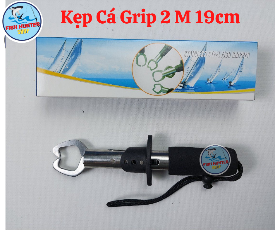 Kìm kẹp cá Grip 2 chuyên dụng bằng thép không gỉ 19cm / Kềm kẹp cá đa năng giá rẻ