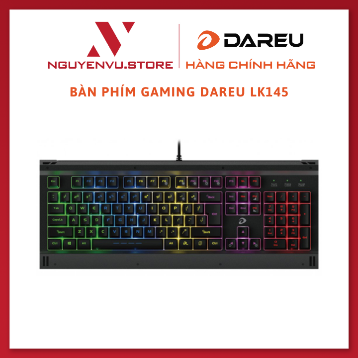 Bàn phím Gaming DareU LK145 USB - Hàng Chính Hãng