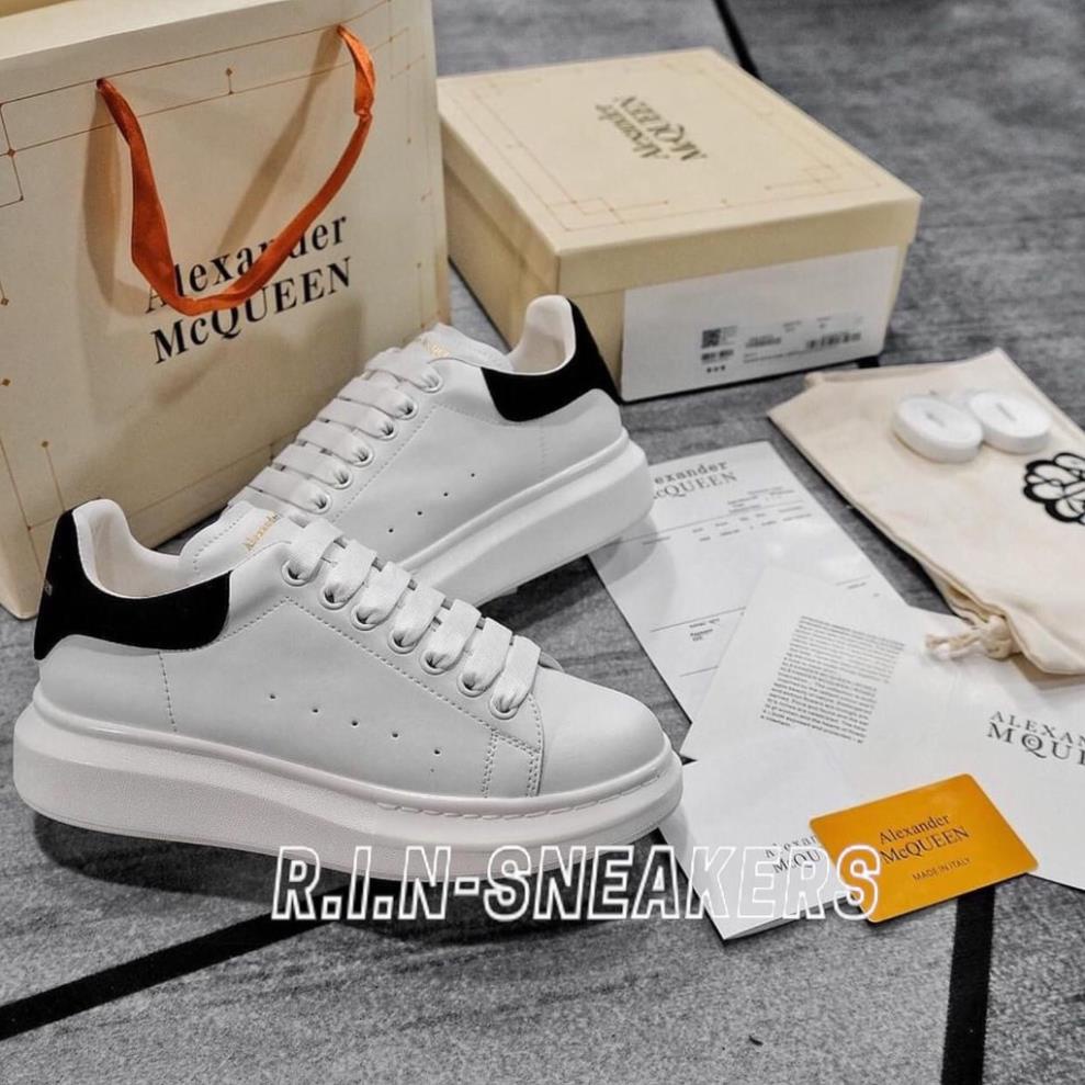 Giày sneaker tăng chiều cao MCQ, Giày thể thao độn đế MCQ Gót Nhung nam nữ full box bill