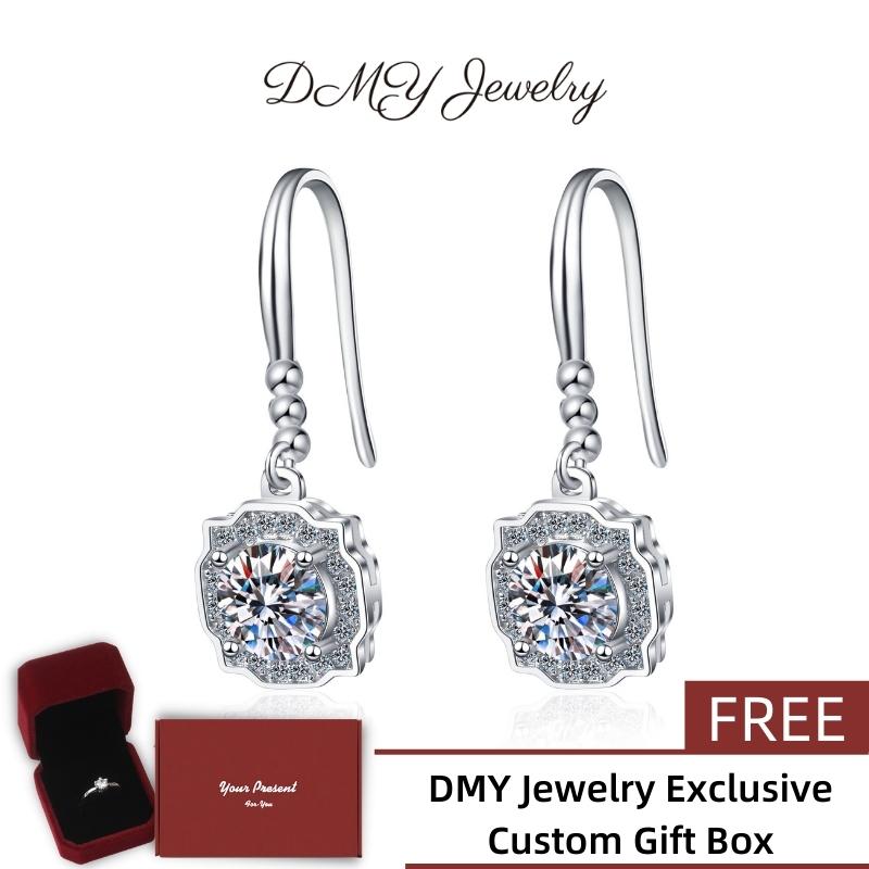 DMY Jewelry Diamond Ring For Women/Moisanite Ring/Moissanite Diamond Ring/Moissanite Jewelry/Woman Jewellery Ring/925 Silver Ring/Silver Ring Women/Moissanite Ring Gra/Moissanite Ring 0.5 Caret/Sunflower Earrings