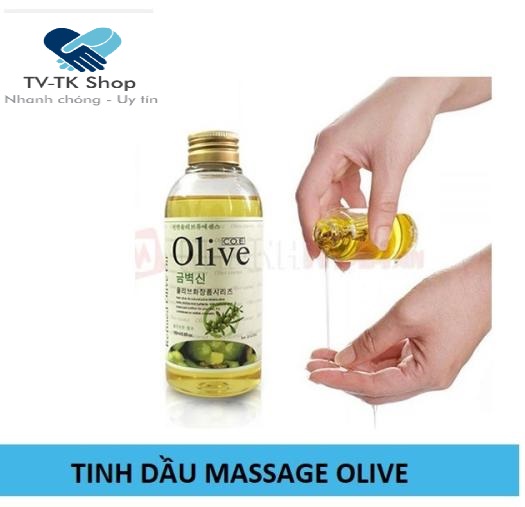 Dầu Massage Olive Nguyên Chất Dưỡng Da Mặt Và Body - Mẫu mới