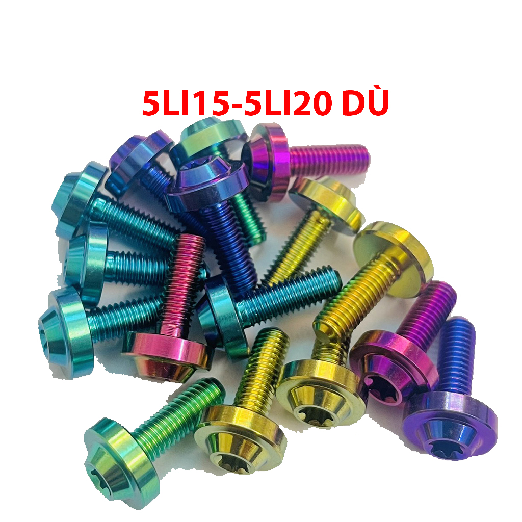 Ốc Titan Gr5 5li15,5li20 Bắt Mão, Đồng Hồ, Dàn Áo Winner X Và Nhiều Vị Trí Có Cùng Kích Thước-PHS