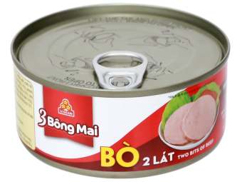 Bò hai lát 3 bông mai Vissan hộp 150g