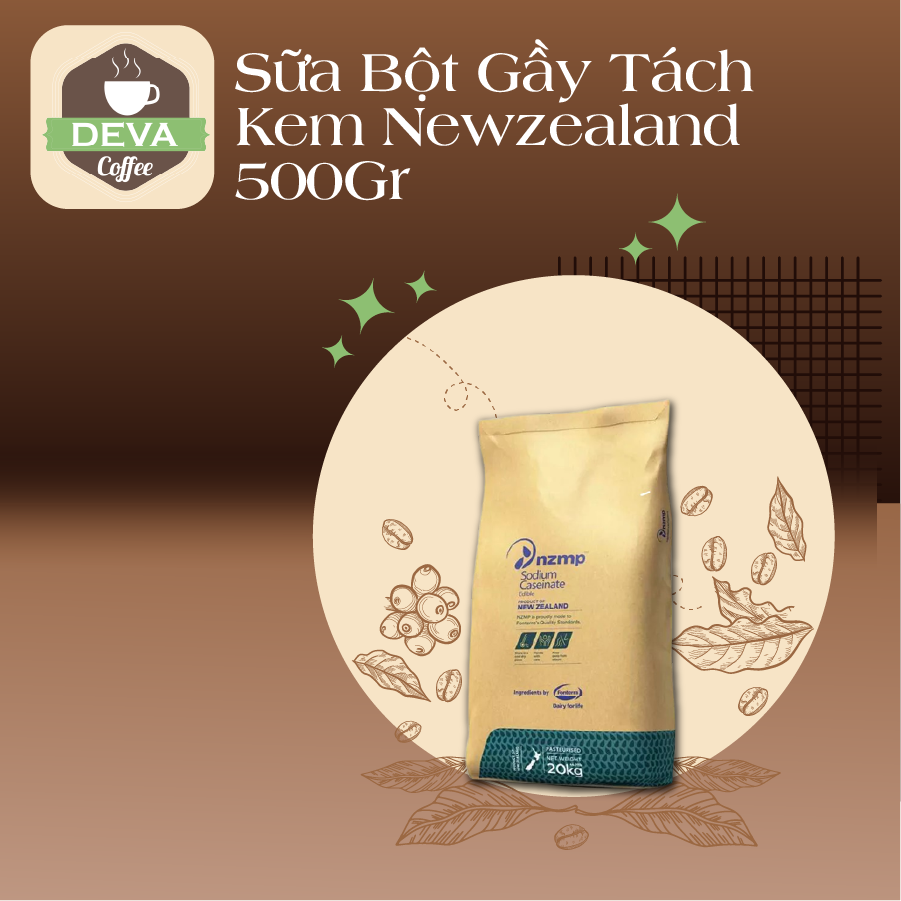 Sữa Bột Gầy Tách Kem Newzealand (Skim Milk Powder Newzealand) 500Gr