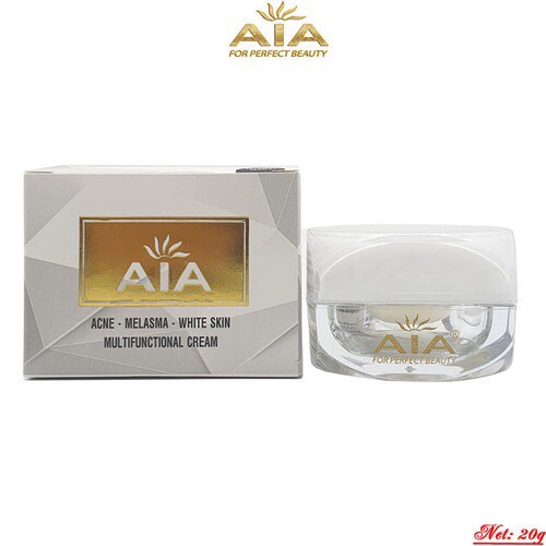 Kem mụn thâm, mờ sẹo, ngăn nhờn, trắng da aia cosmetics - 20g