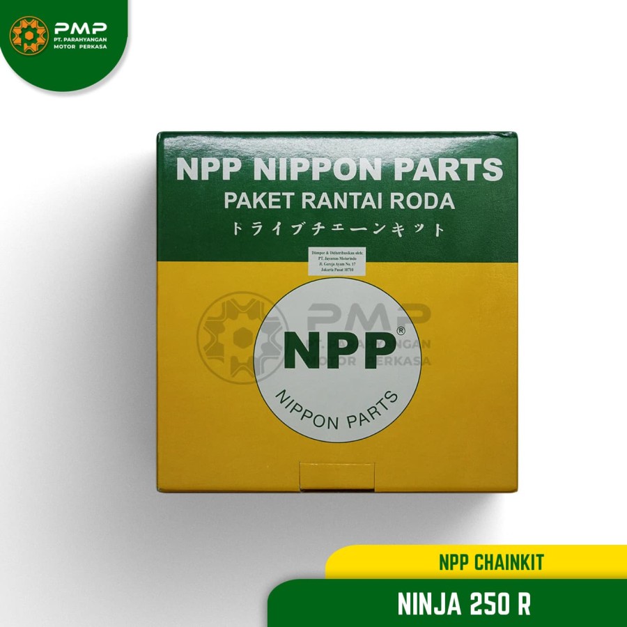 GEAR SET GEAR PAKET CHAIN KIT NINJA 250R - H NPP Harga 558,330 rupiah*Gratis Ongkir